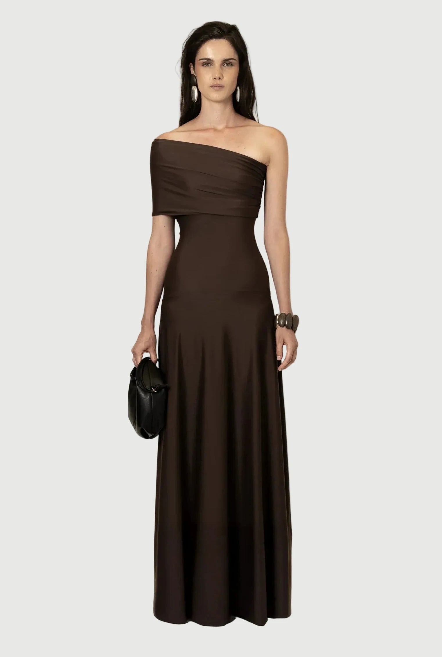 LA CHIQUI DRESS CHOCOLAT