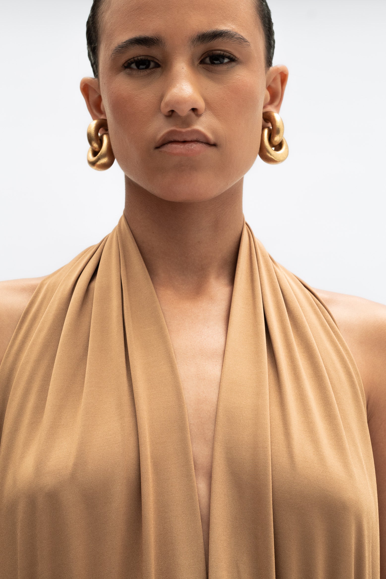 LA DOÑA DRESS GOLDEN SAND