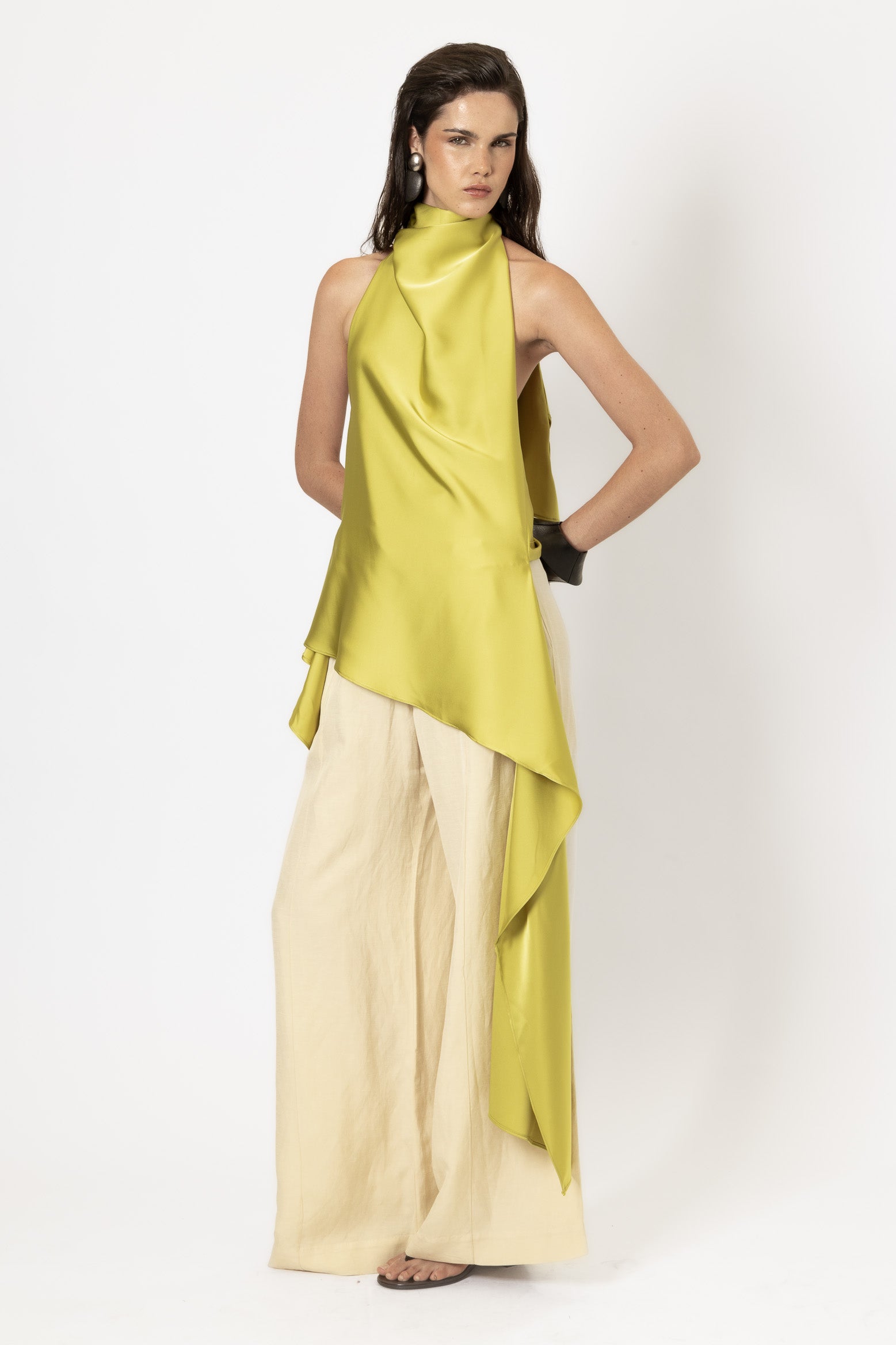LA JOYITA BLOUSE LIME
