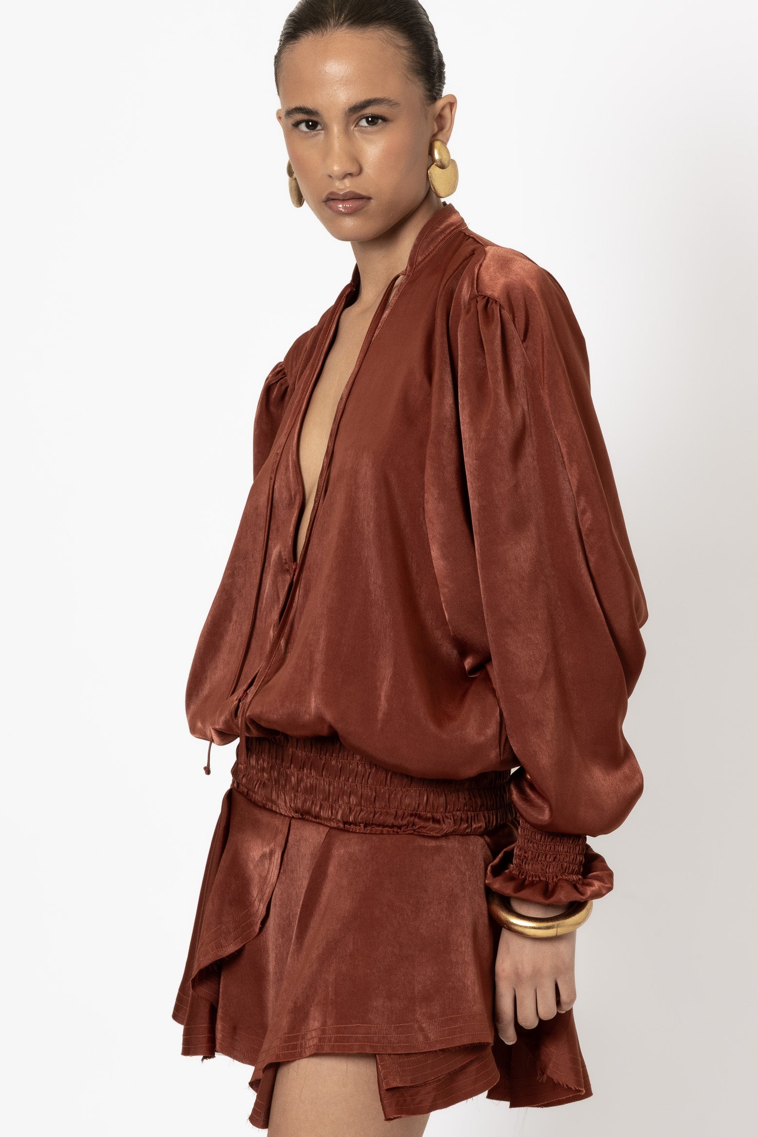 LA MATRIARCA DRESS COPPER
