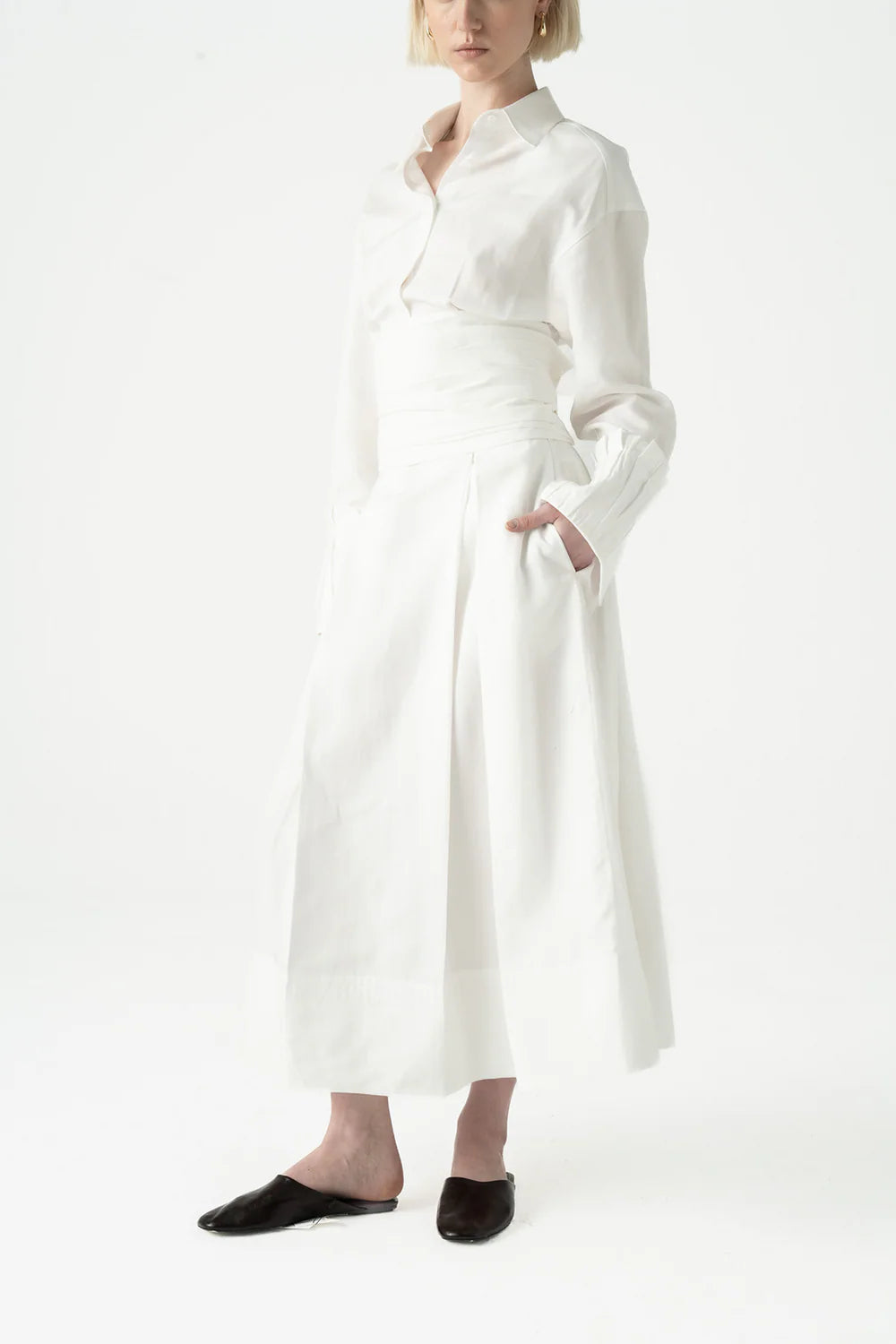 LA PATRONA SKIRT WHITE