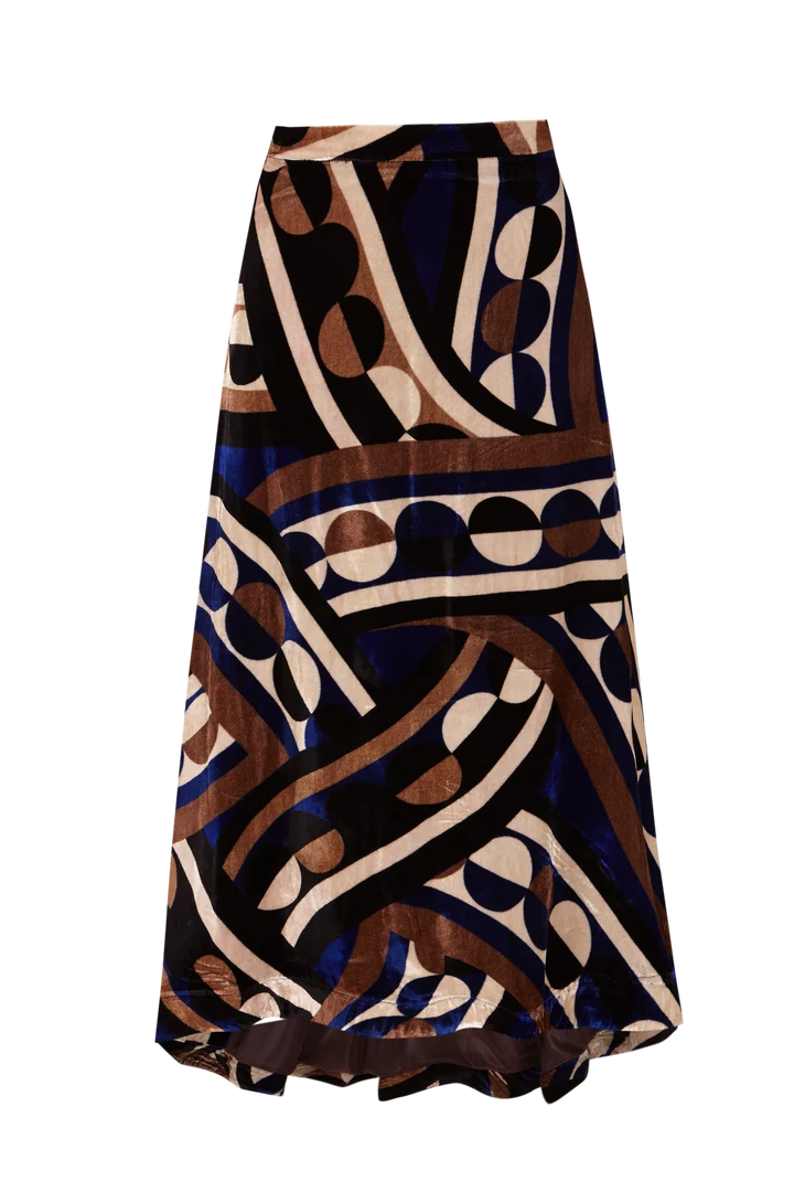 FALDA TRACY VELVET INDIO