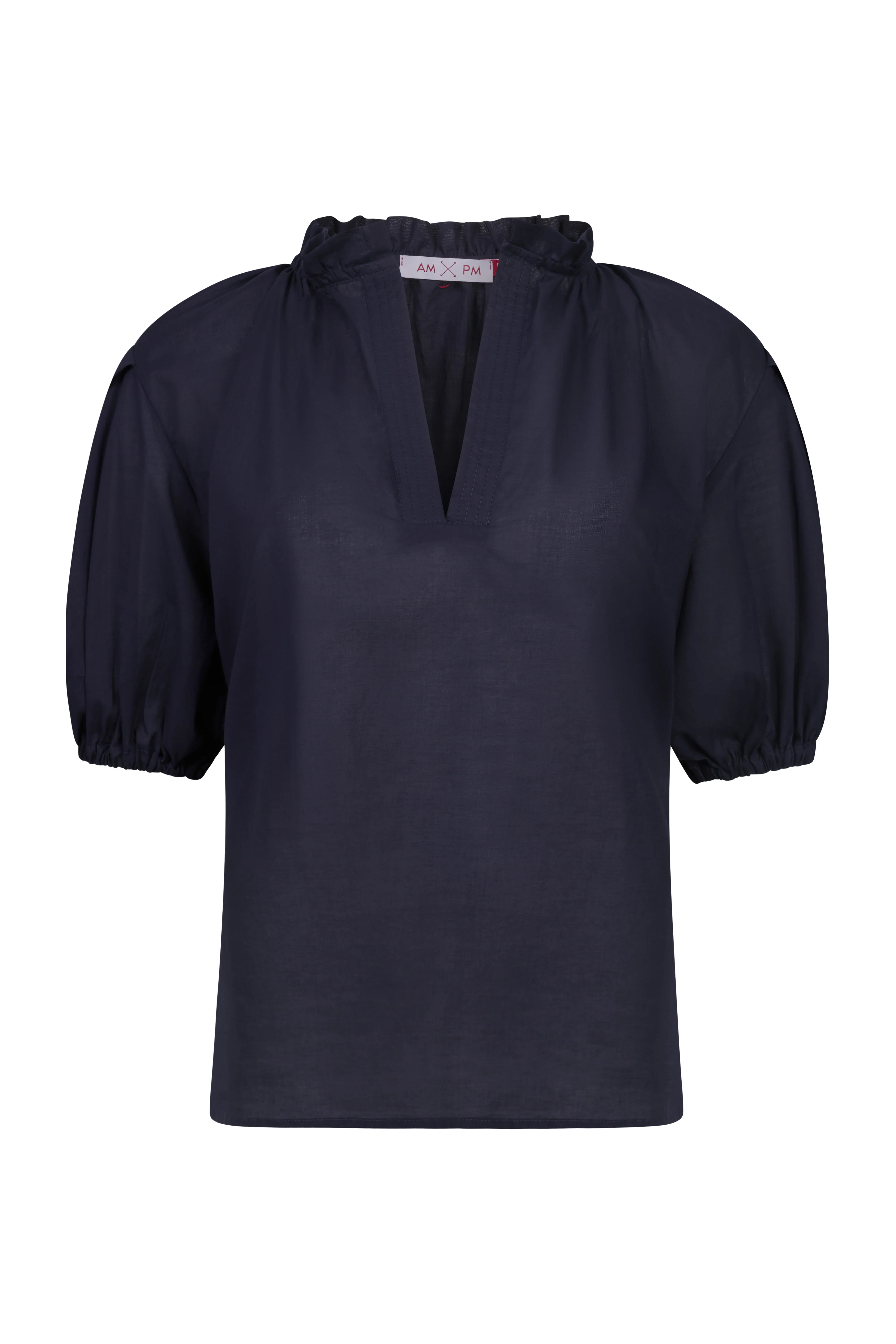 BLUSA TATI MANGA CORTA AZUL MARINO