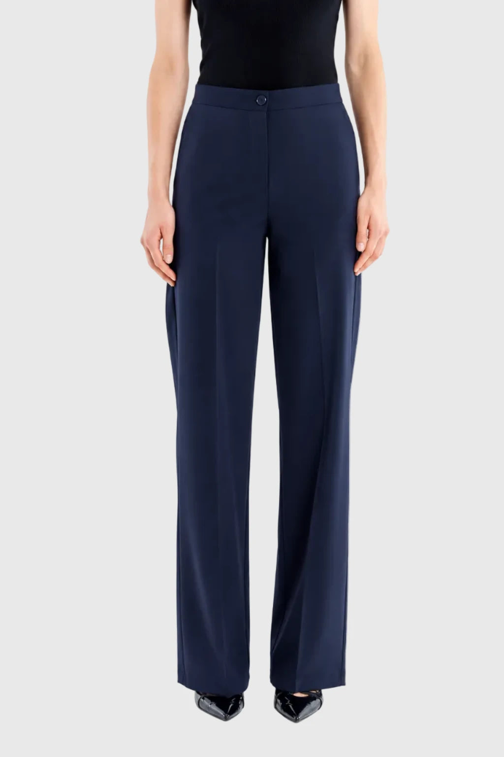 PANTALON PALAZZO AZUL MARINO