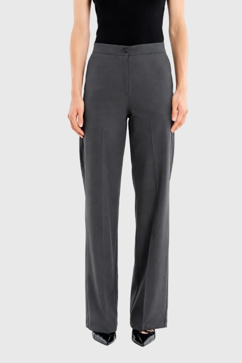 PANTALON PALAZZO GRIS