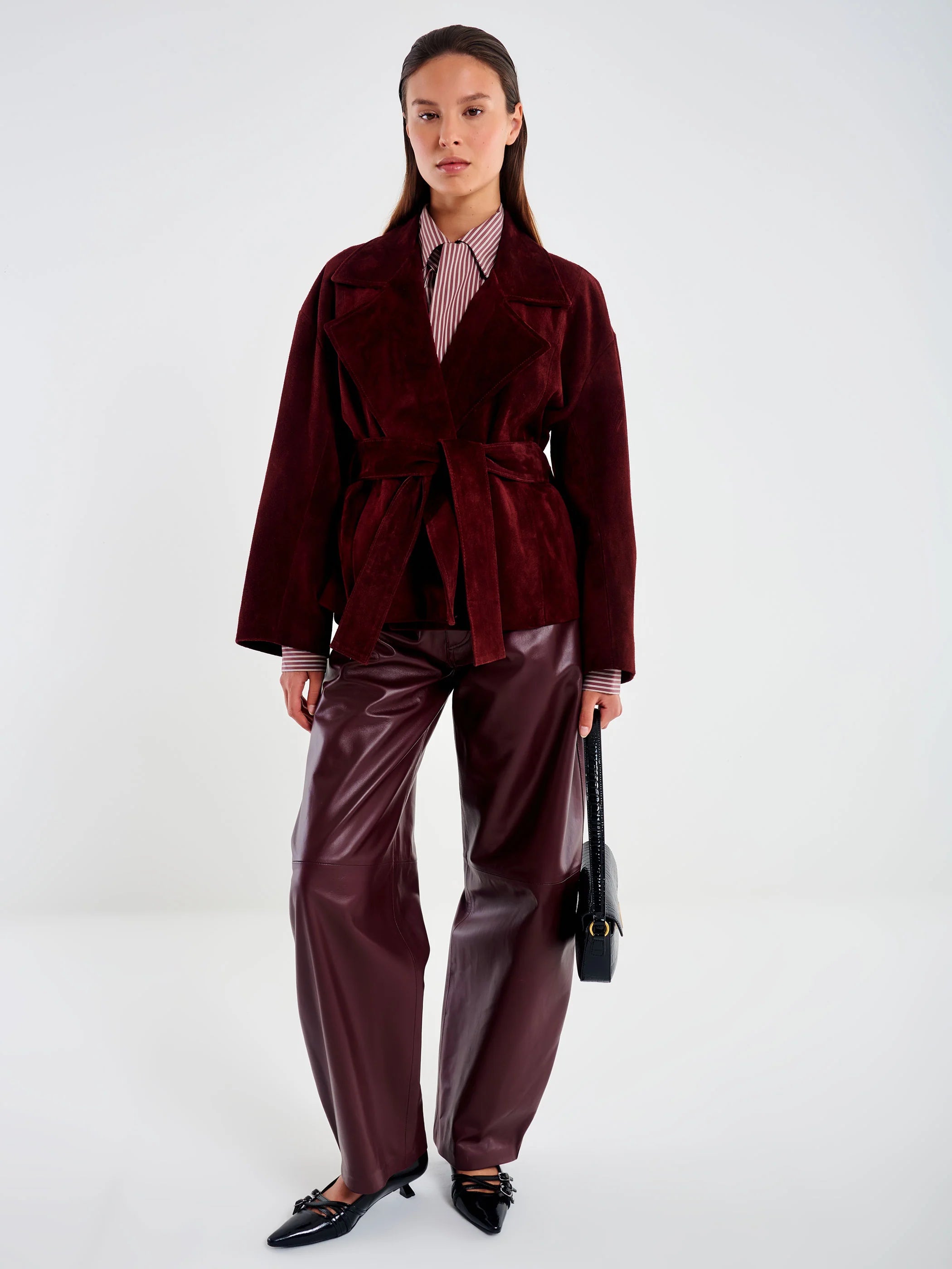 PANTALON PIEL BOMBACHO GRANATE VV