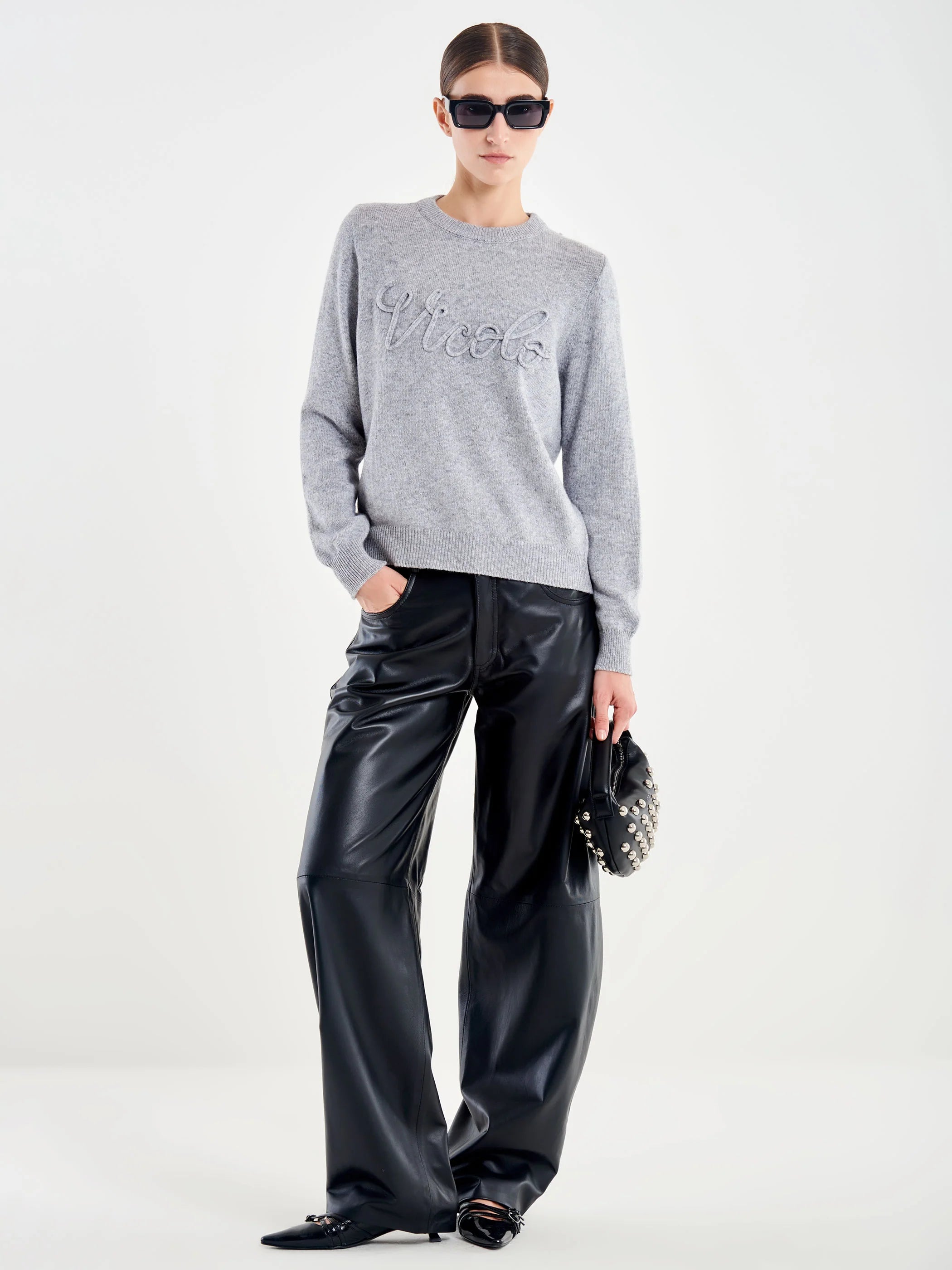 PANTALON PIEL BOMBACHO NEGRO VV