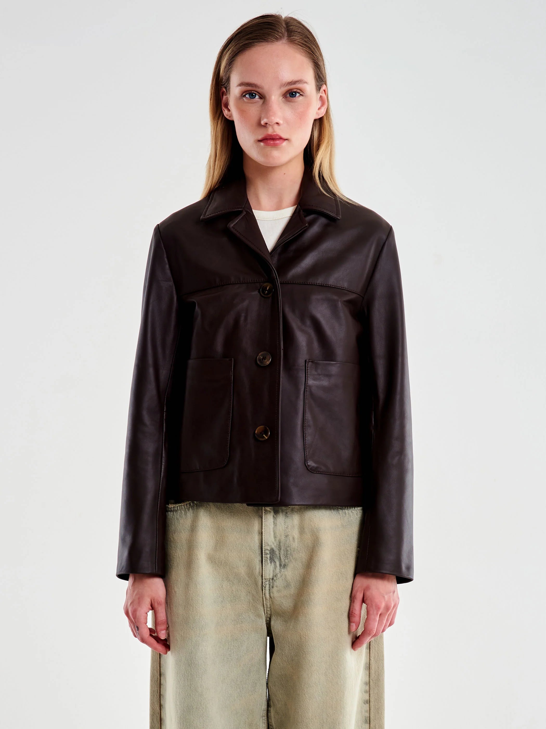 BLAZER PIEL NEGRO VV