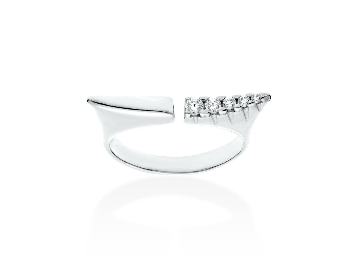 ANILLO MALIBU CIRCONITAS PLATA