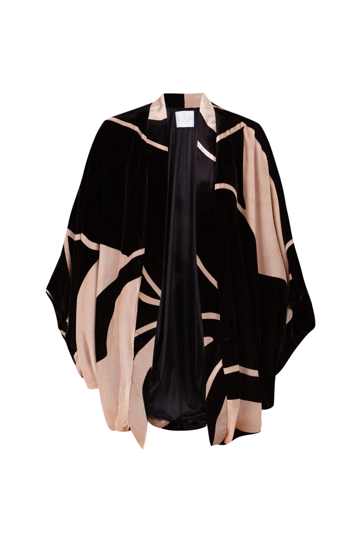 KIMONO ORQUIDEA VELVET B&N