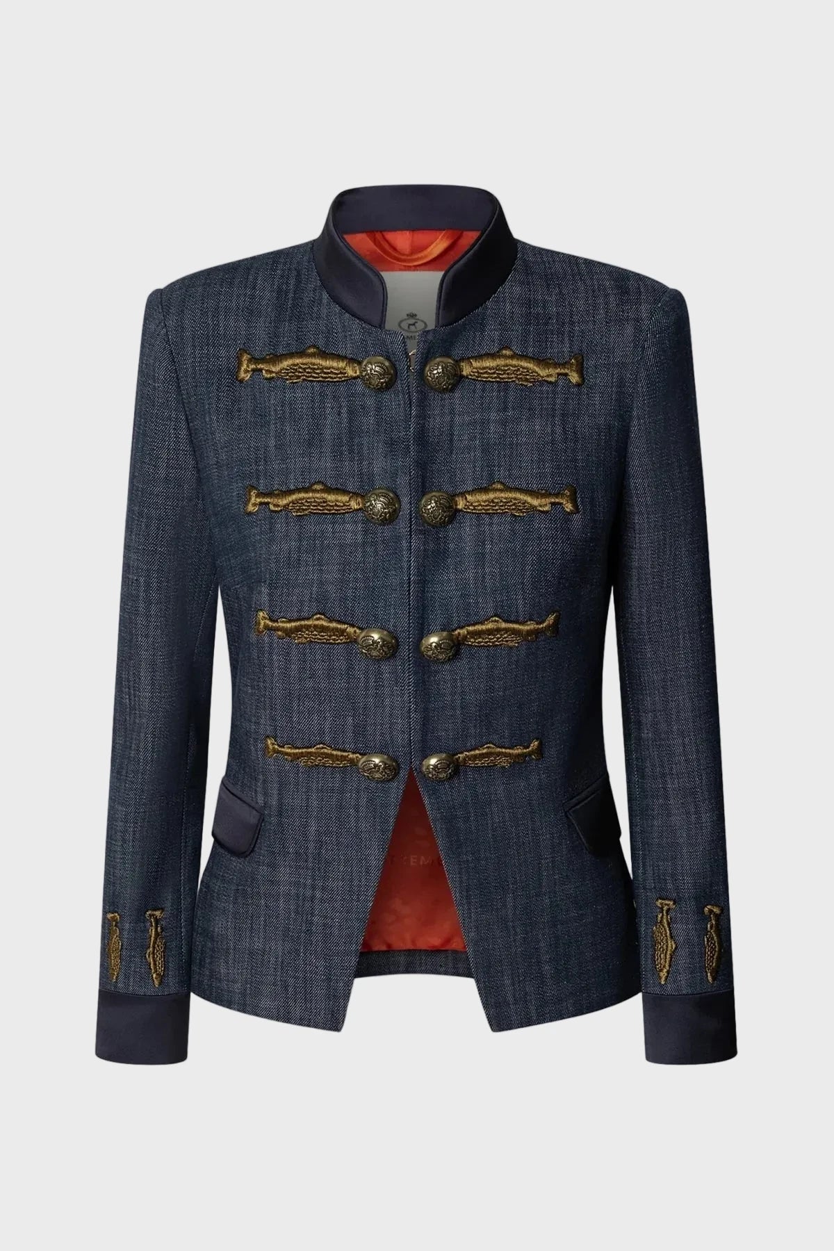 BLAZER DENIM CON BORDADOS NUVOLA DENIM - EDICION LIMITADA