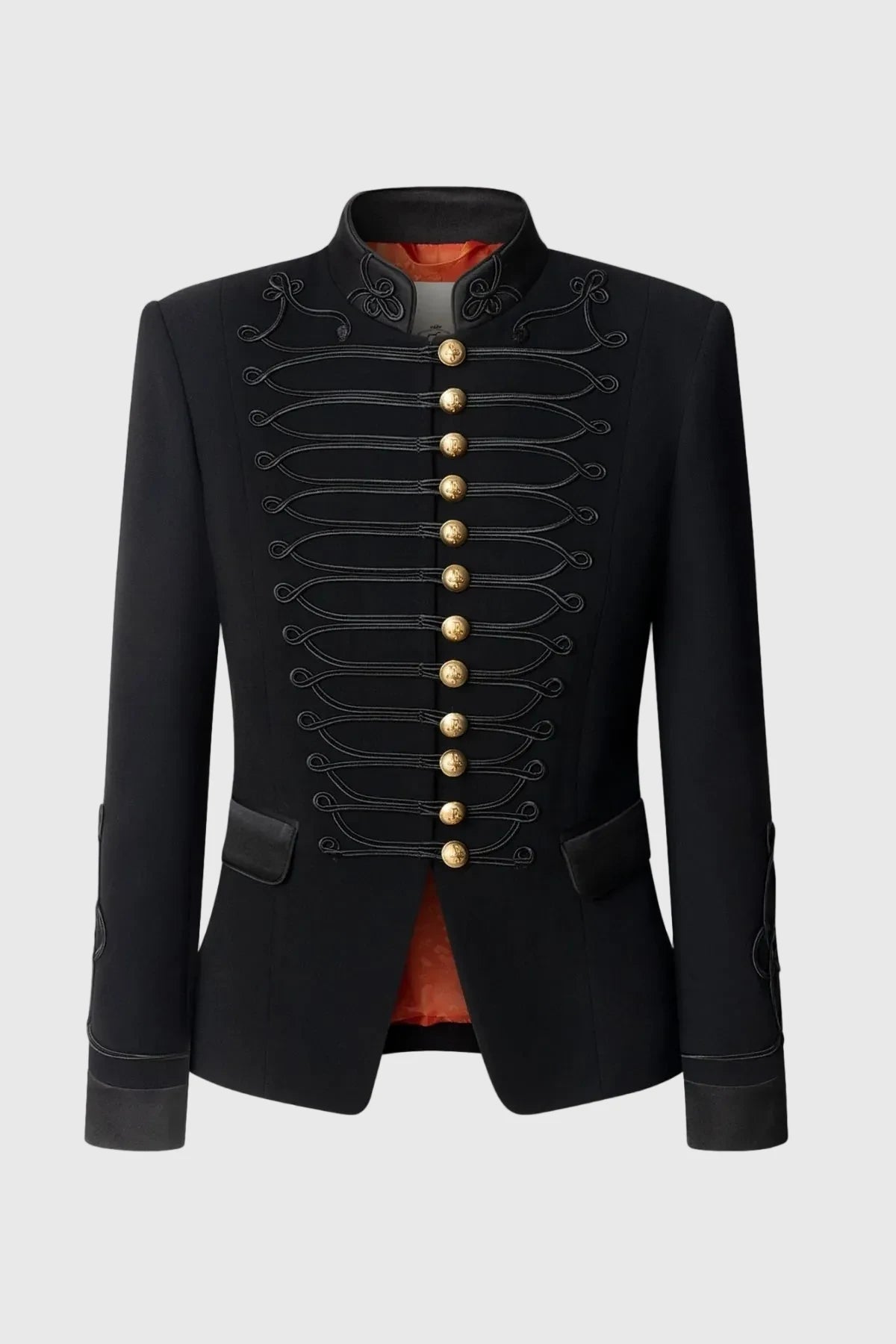 BLAZER MILITAR NEGRA ISAURA BLACK - EDICION LIMITADA
