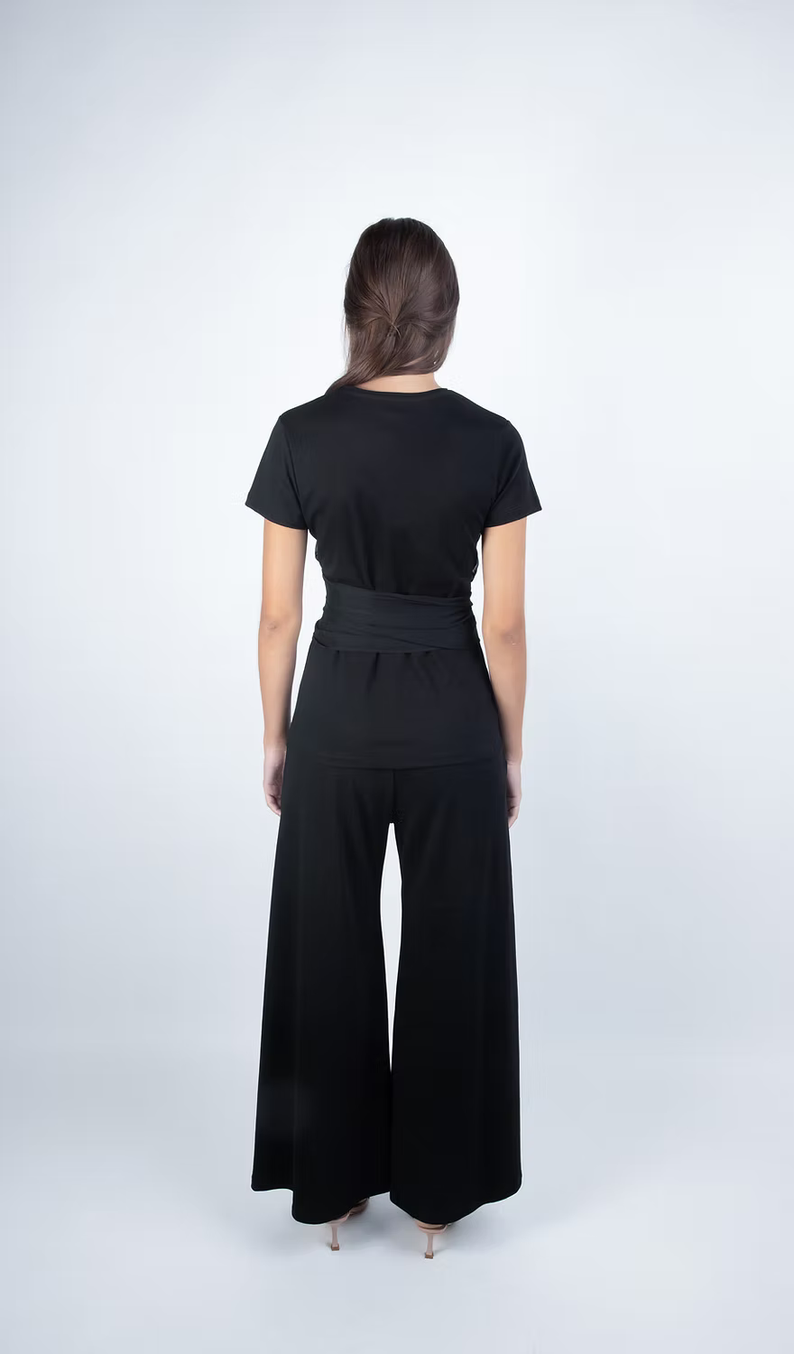 TOP LITA PIMA T-SHIRT BLACK