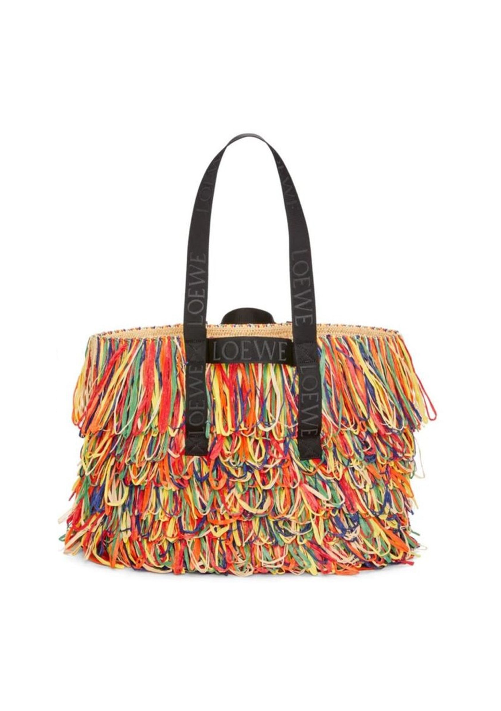 Bolso LOEWE Fold Shopper en rafia