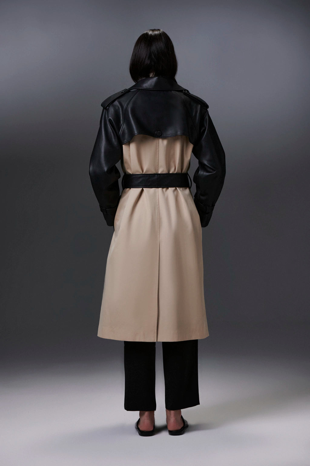 TRENCH CREAZIONE BEIGE & BACK