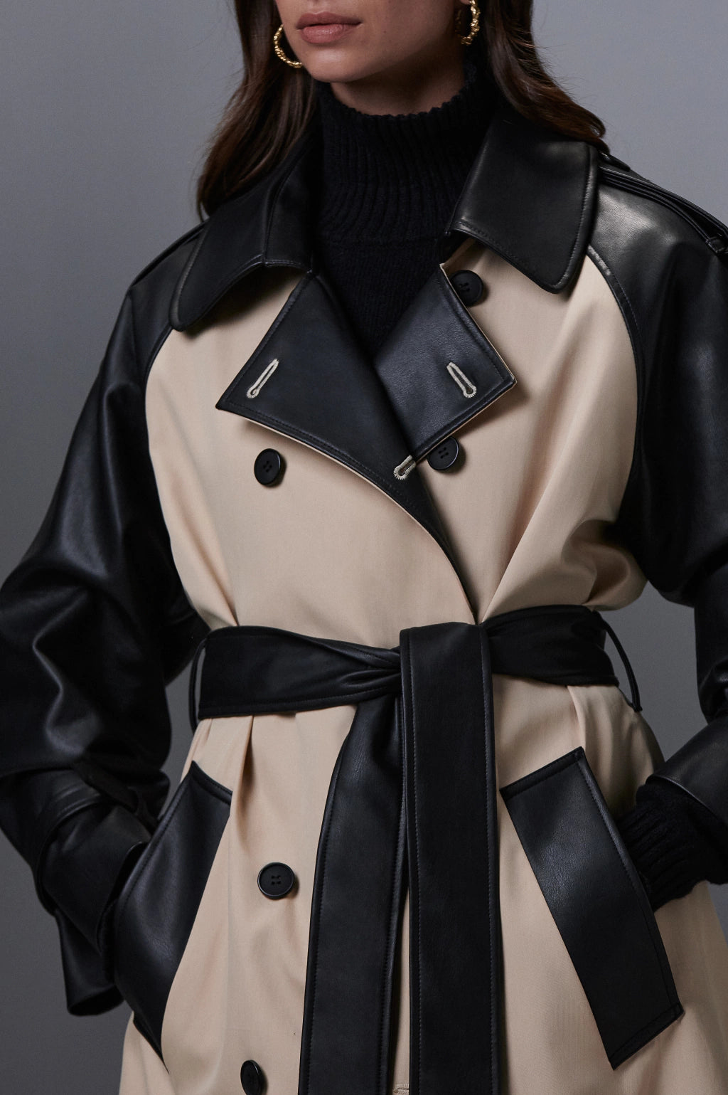 TRENCH CREAZIONE BEIGE & BACK