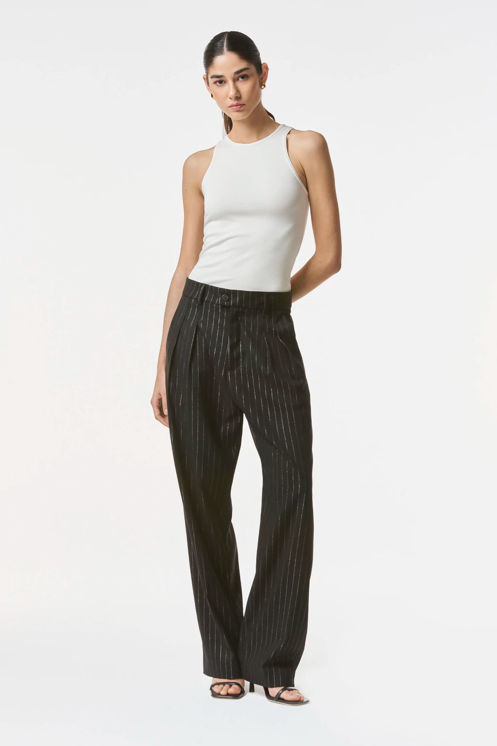 PANTALON OPERA DIPLOMATIC BLACK & SILVER