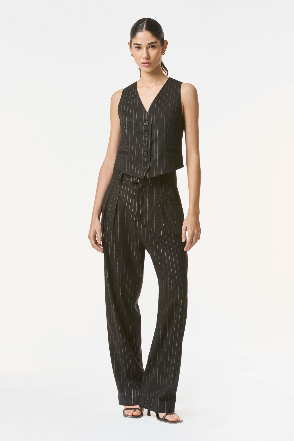 PANTALON OPERA DIPLOMATIC BLACK & SILVER