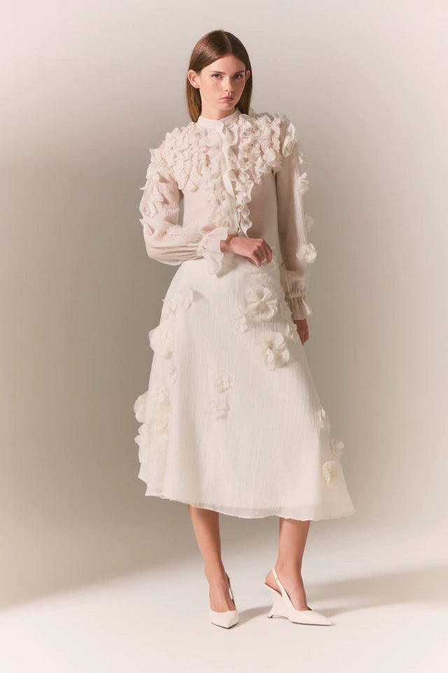 FALDA ROMANZA IVORY