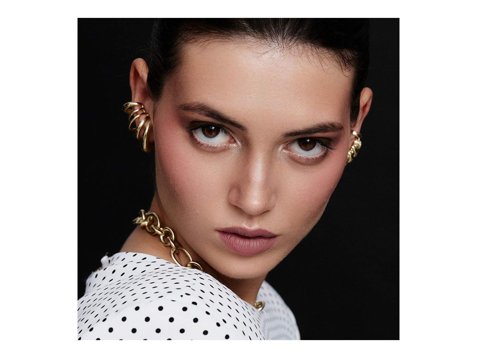EARCUFF GLOSS MAXI EN ORO