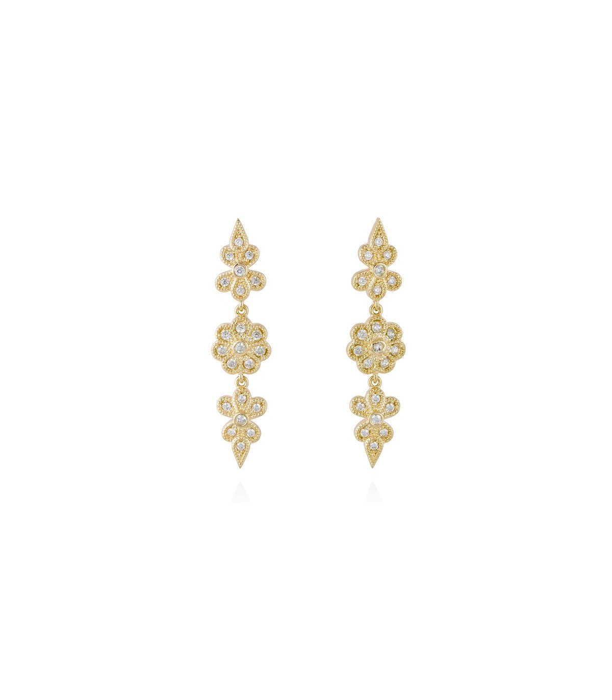 PENDIENTES FLOR VINTAGE