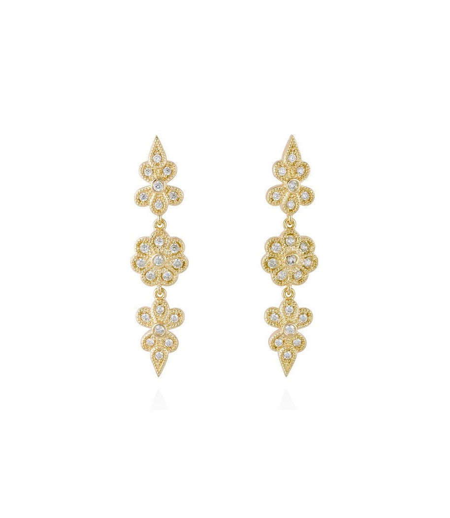 PENDIENTES FLOR VINTAGE