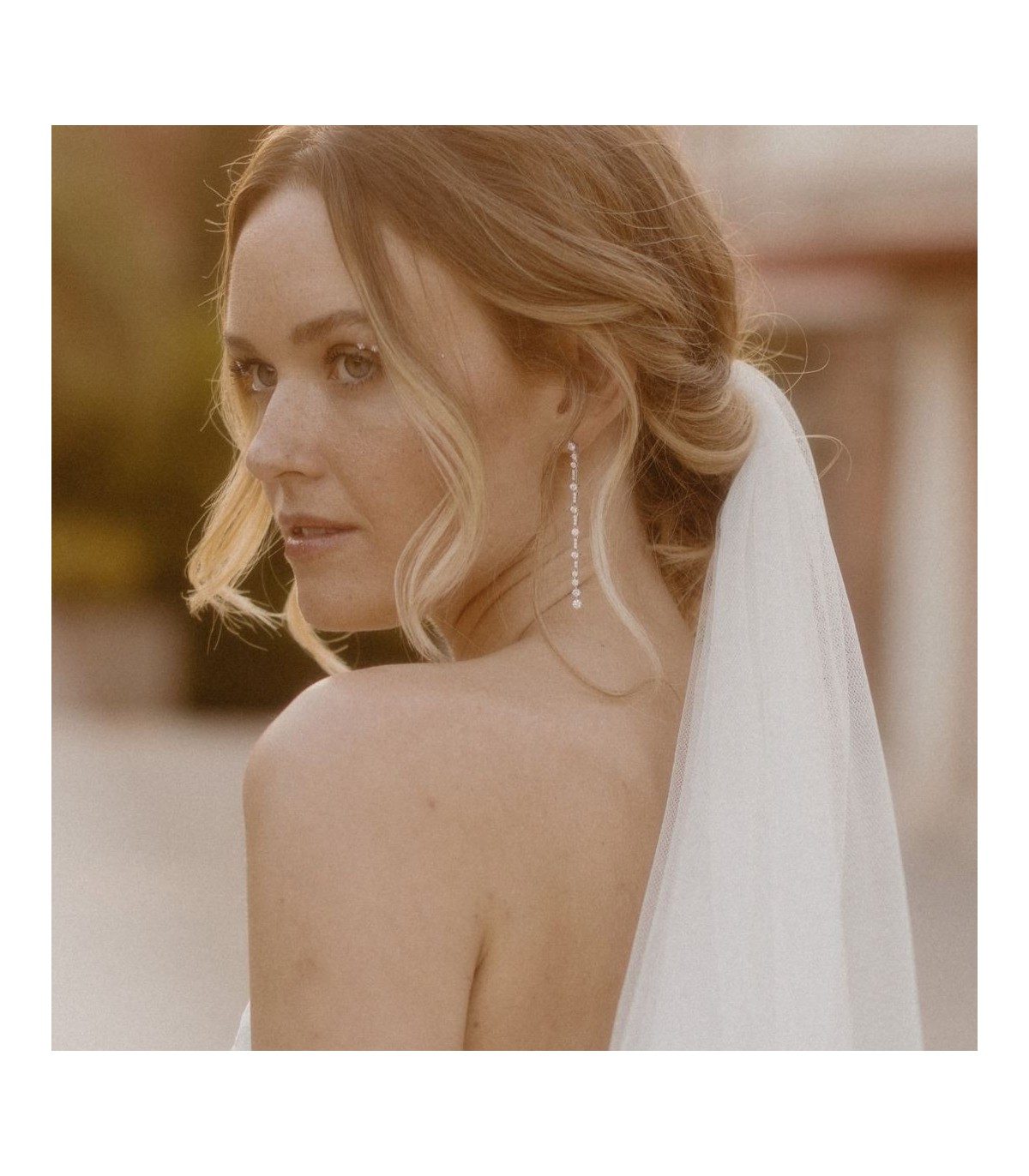 PENDIENTES RIVIERE PLATA COLGANTE