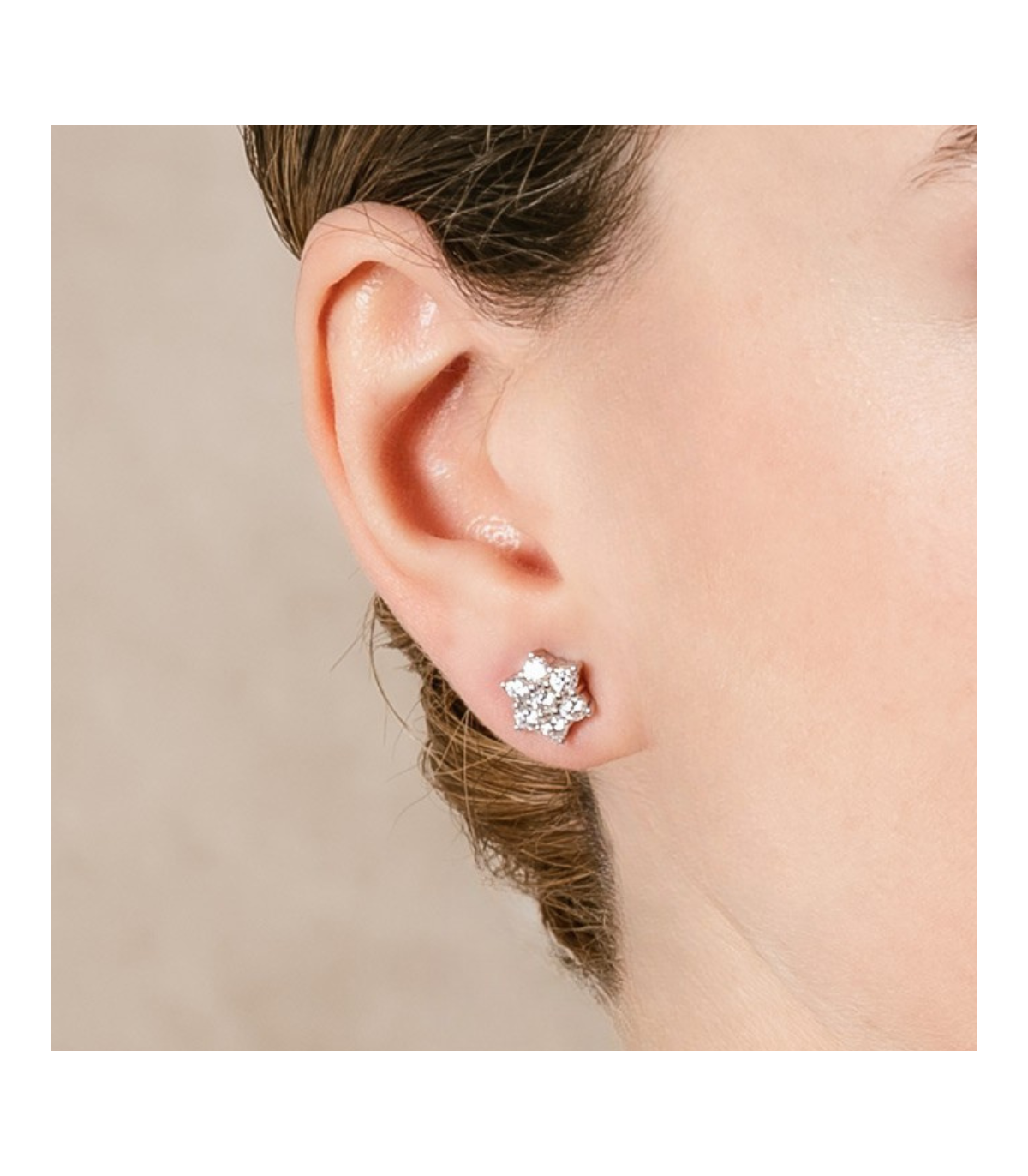 PENDIENTES ROSE PLATA
