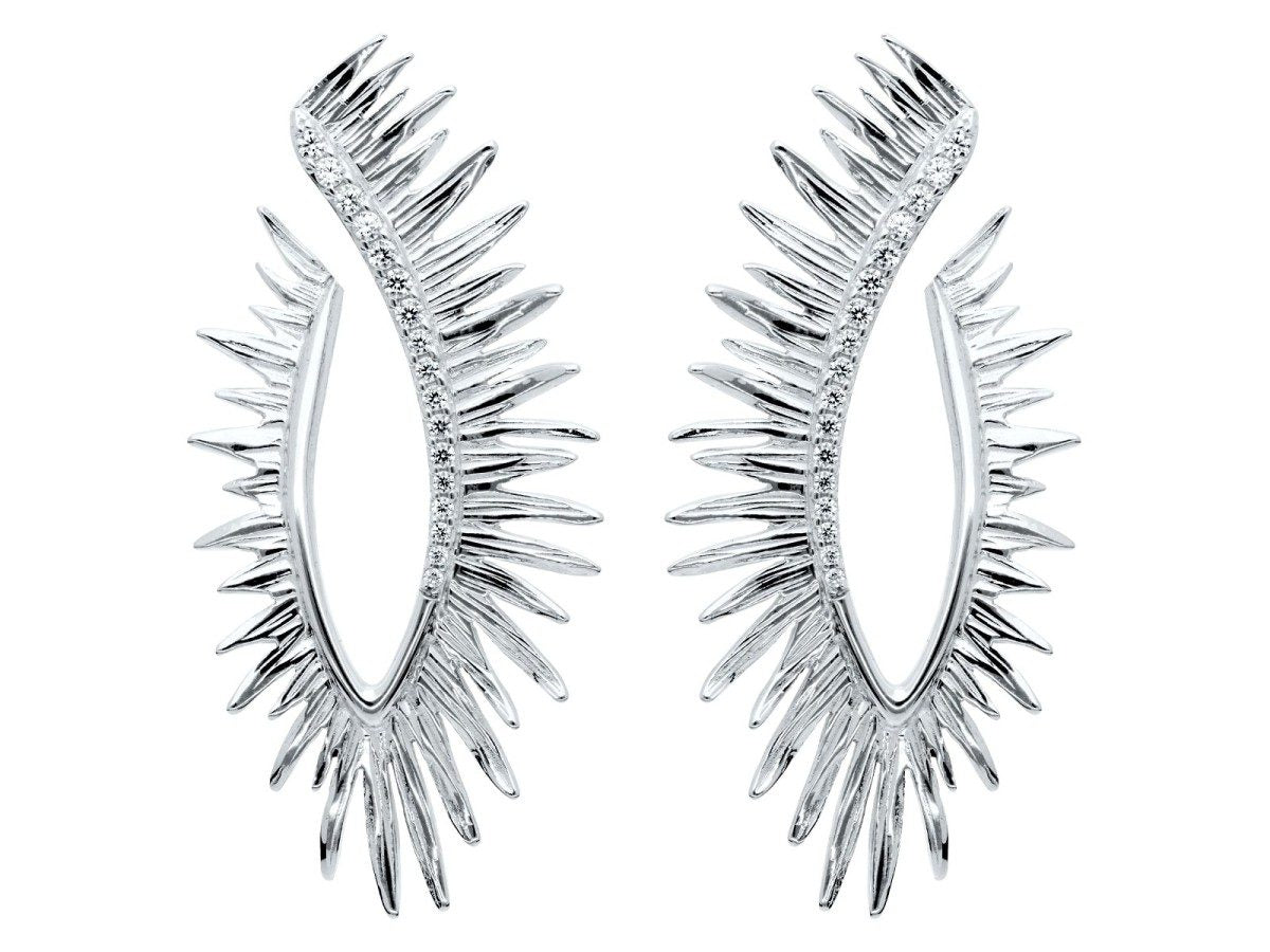 PENDIENTES BRUT DORADO O PLATEADO