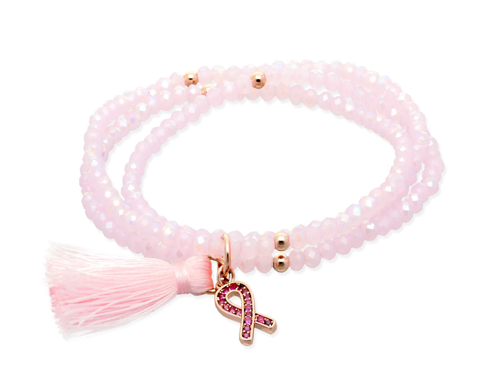 PULSERA SOLIDARIA ZEN ROSA