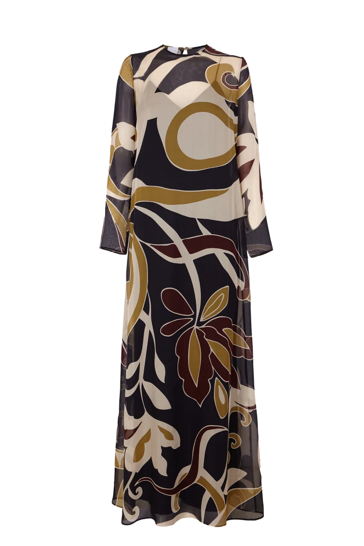 VESTIDO CLAIRE DARK ORQUIDEA