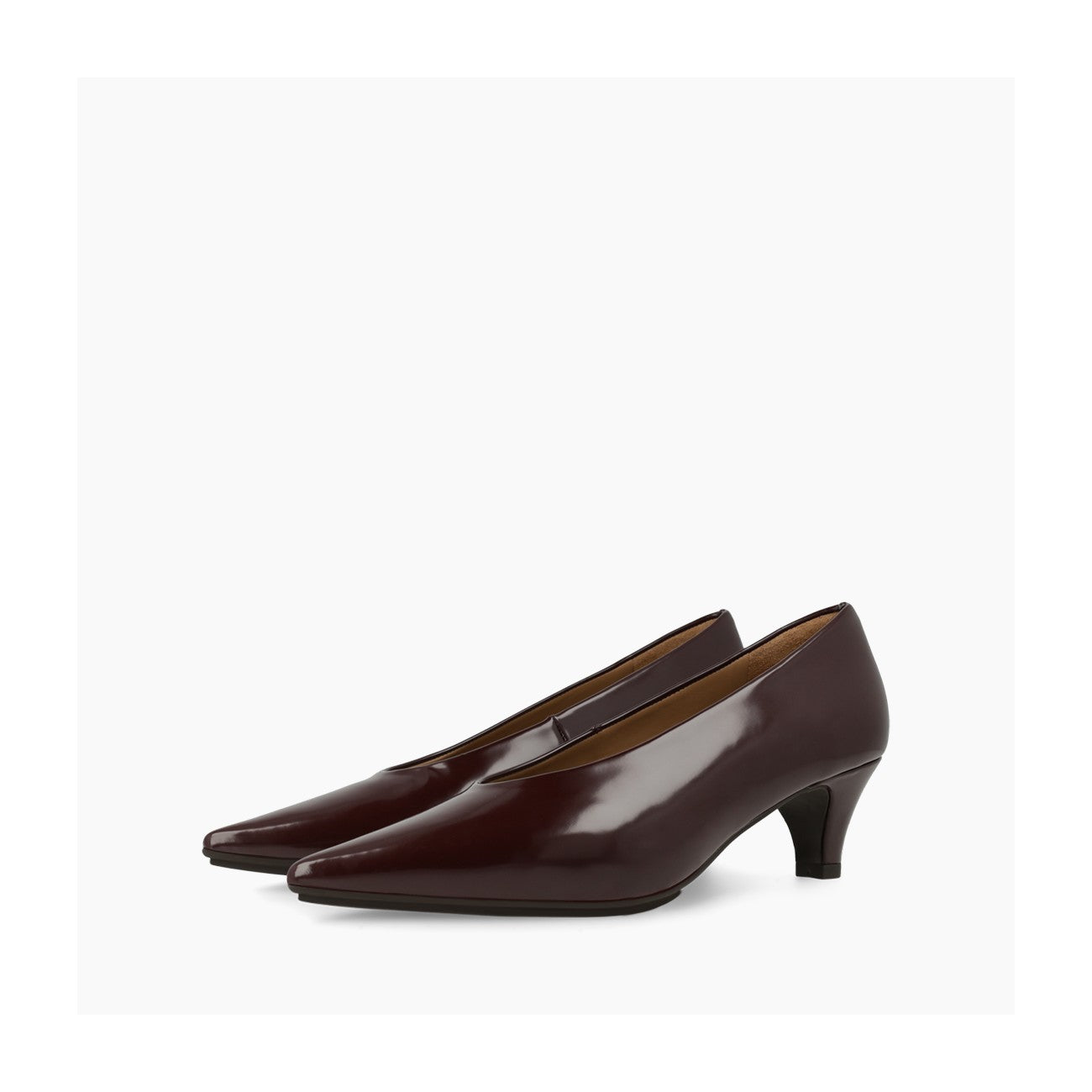 ZAPATOS DE SALÓN BURDEOS CHINTO