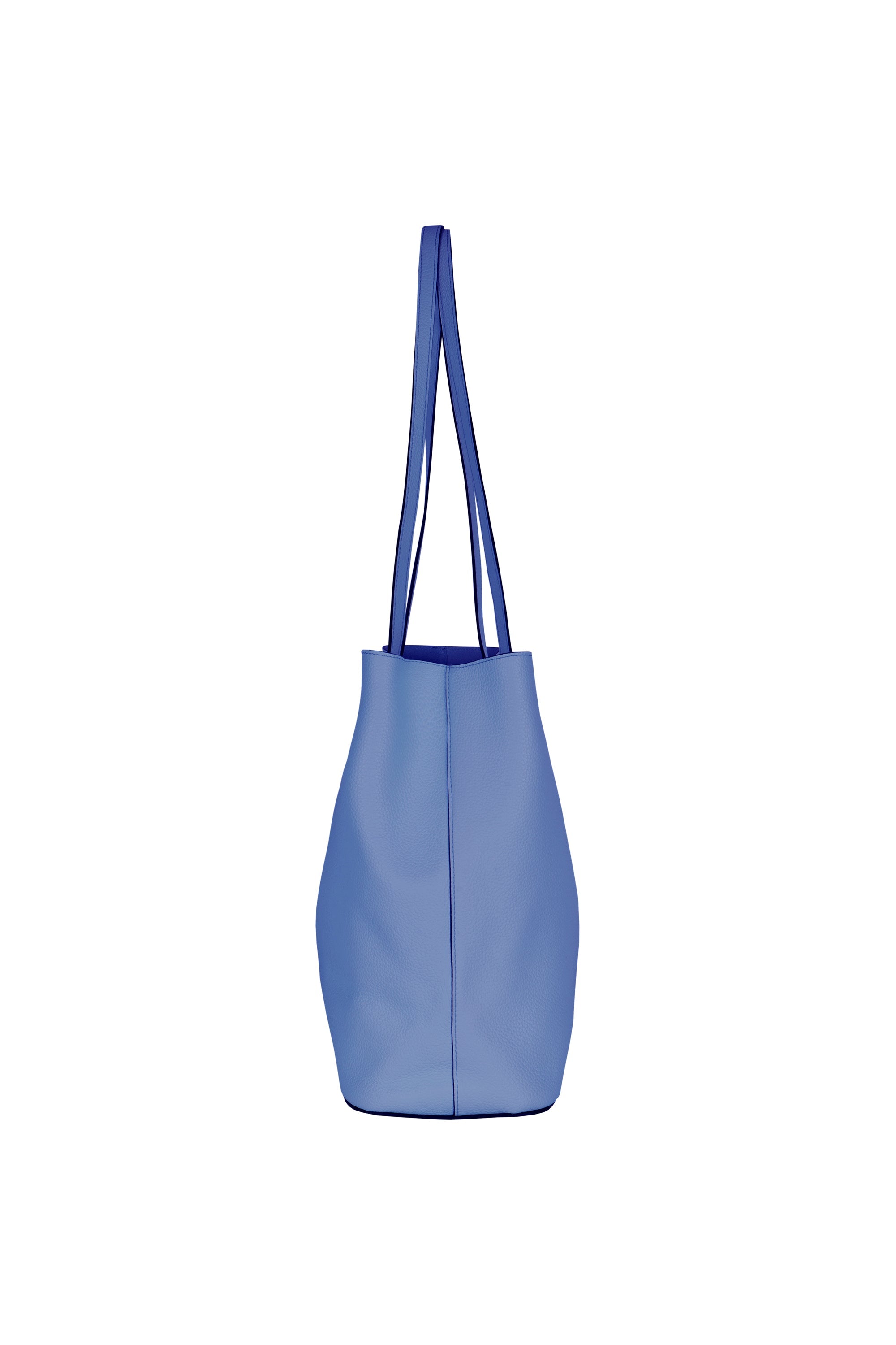 Bolso tote Valyty de piel azul